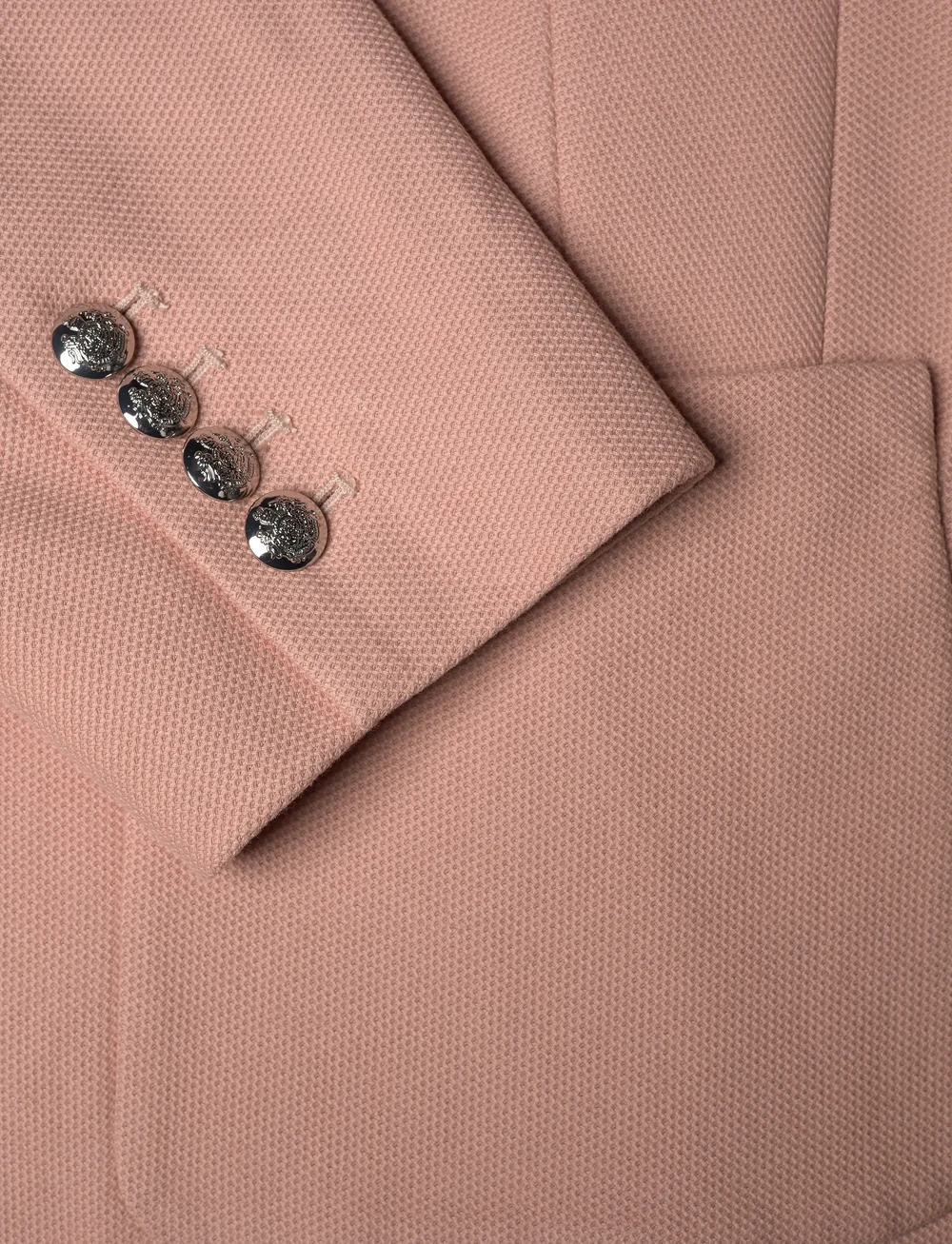 Lauren Women - Bullion Jacquard Blazer - enkeltradede blazere - sunrise blush - 3