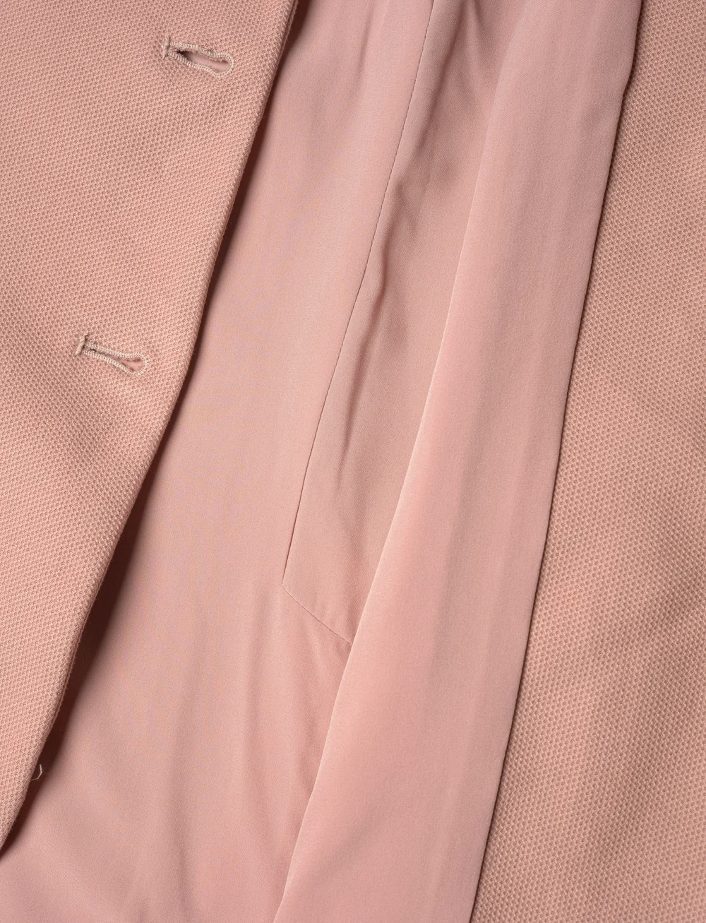 Lauren Women - Bullion Jacquard Blazer - enkeltradede blazere - sunrise blush - 4