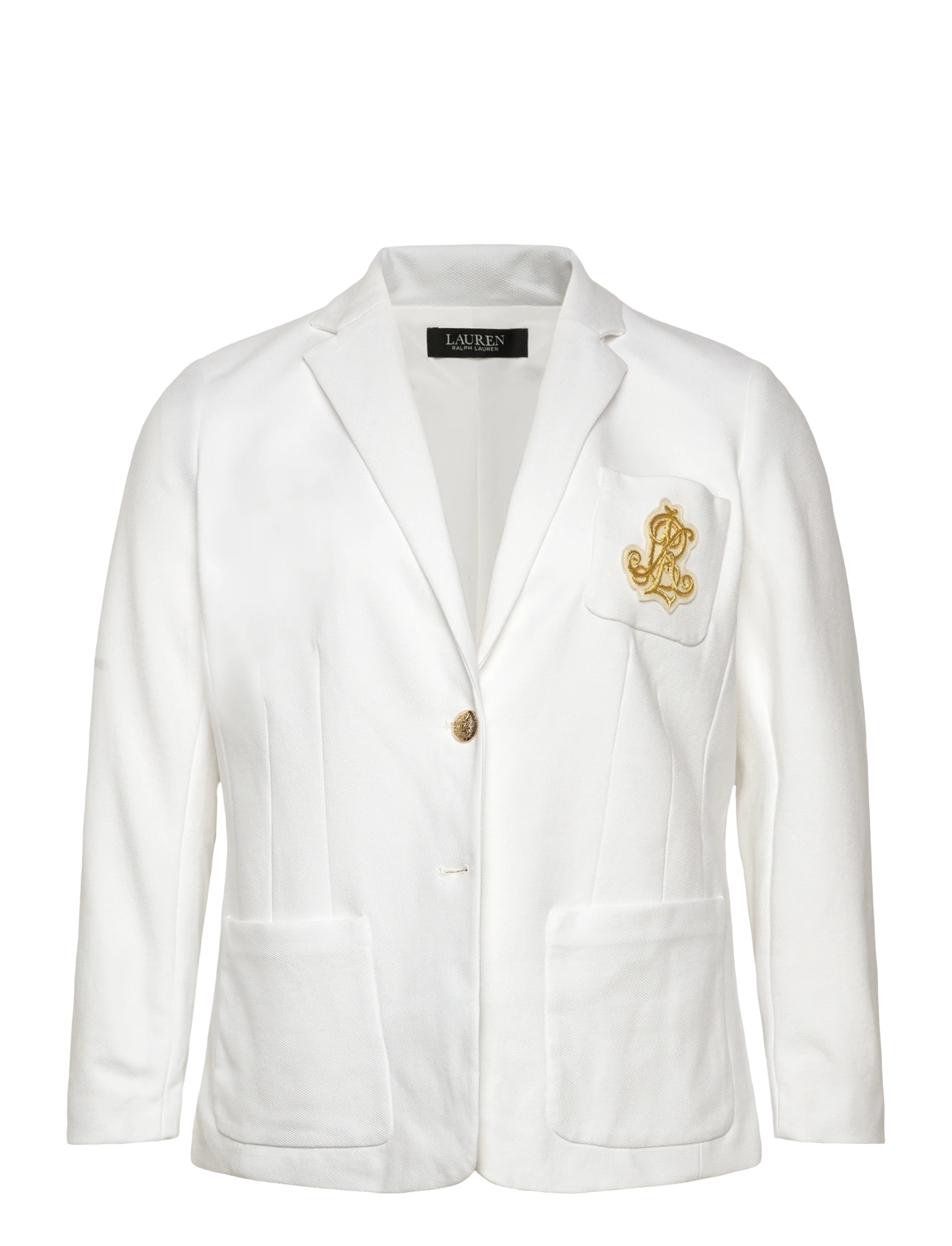 Lauren Women Bullion Jacquard Blazer - Ralph Lauren - WHITE / white