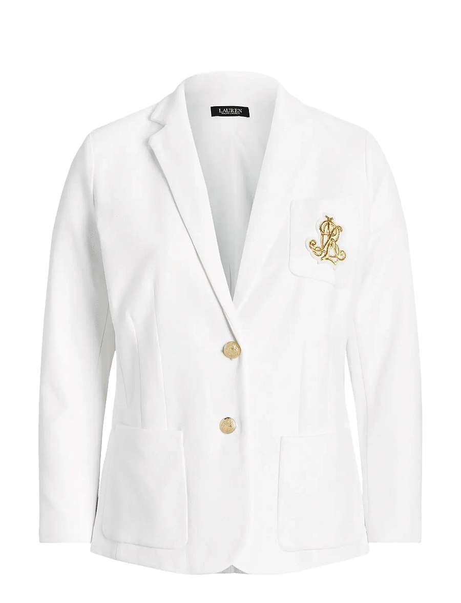 Lauren Women - Bullion Jacquard Blazer - einreihige blazer - white - 1