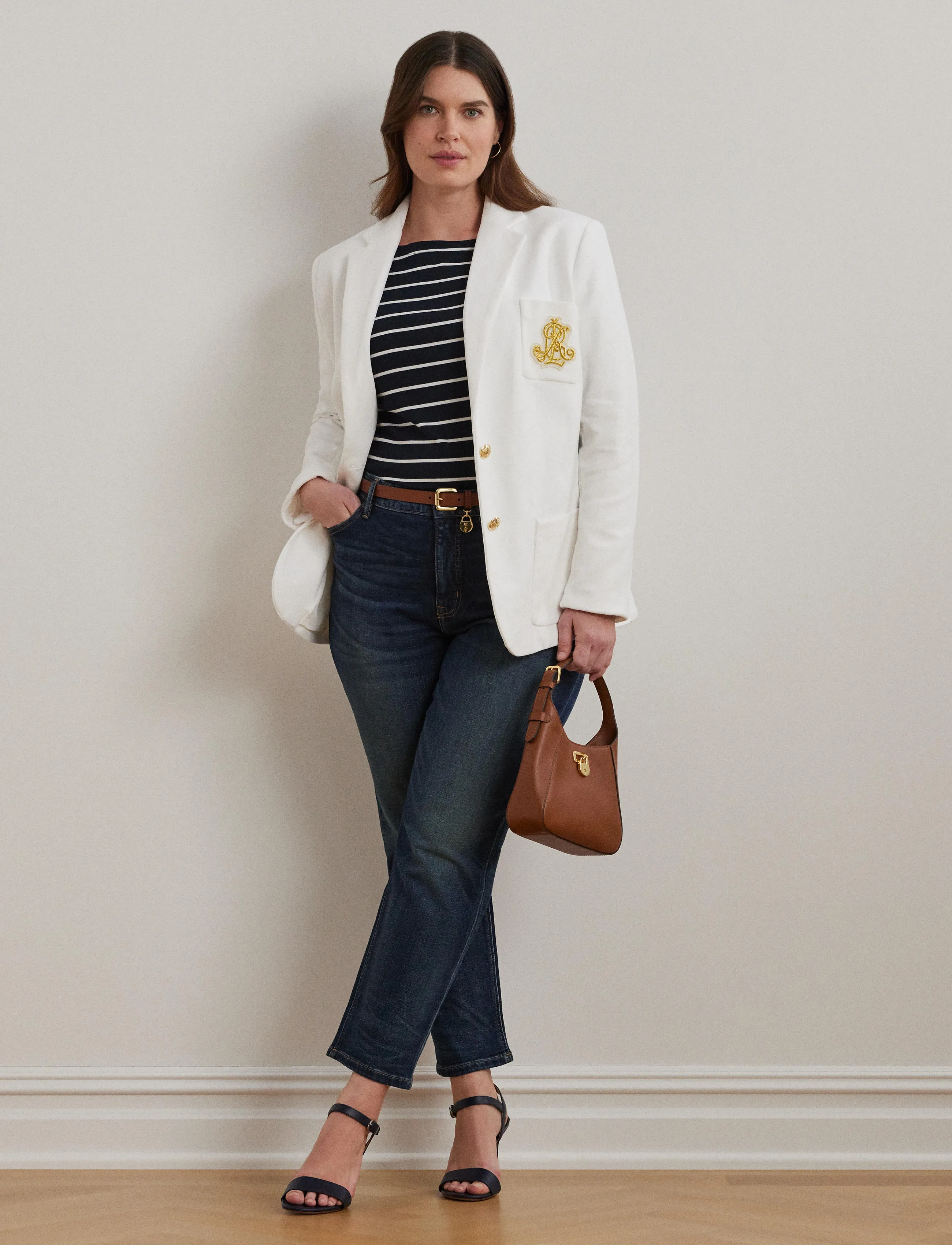 Lauren Women Bullion Jacquard Blazer dam – bild 5