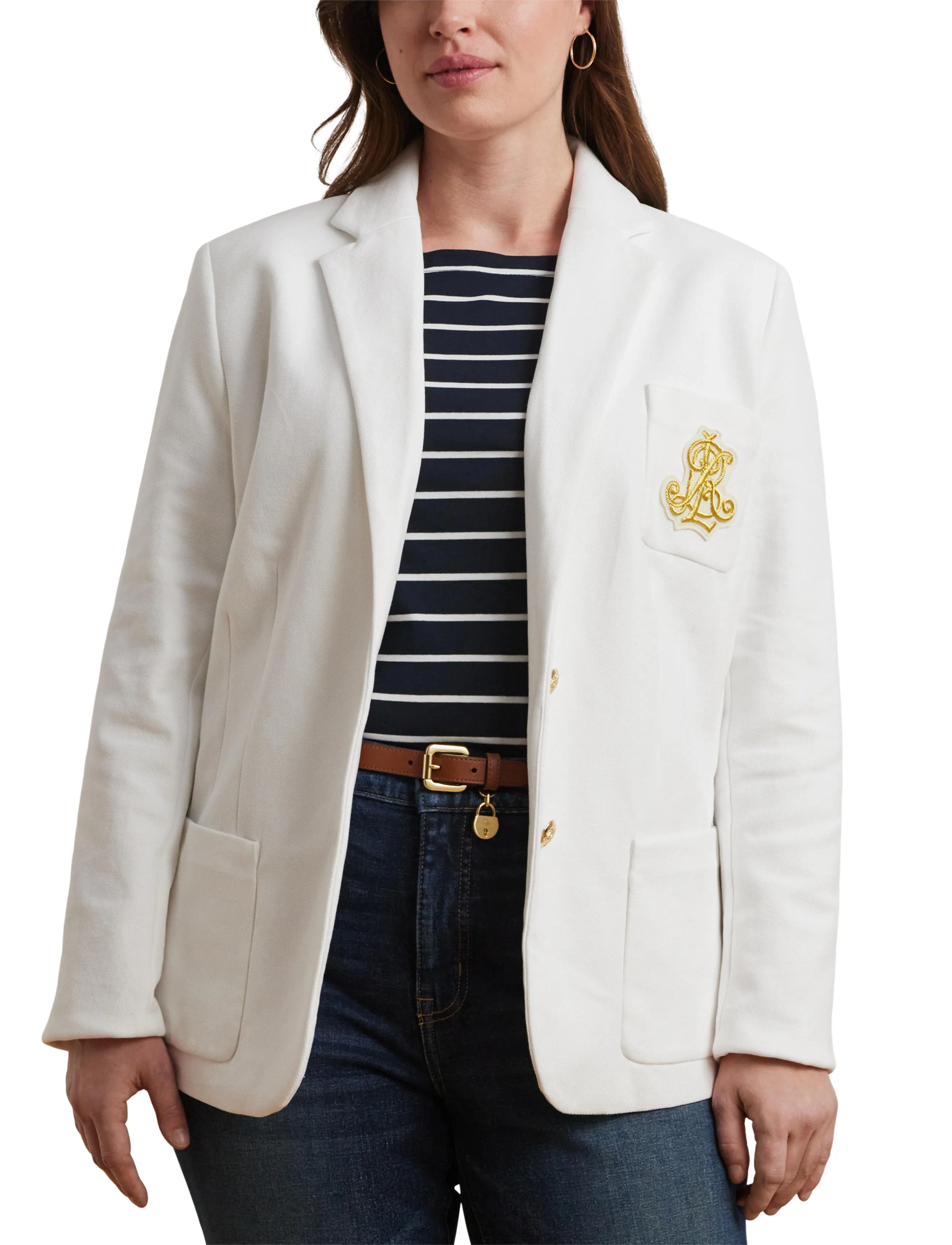 Lauren Women Bullion Jacquard Blazer dam – bild 6