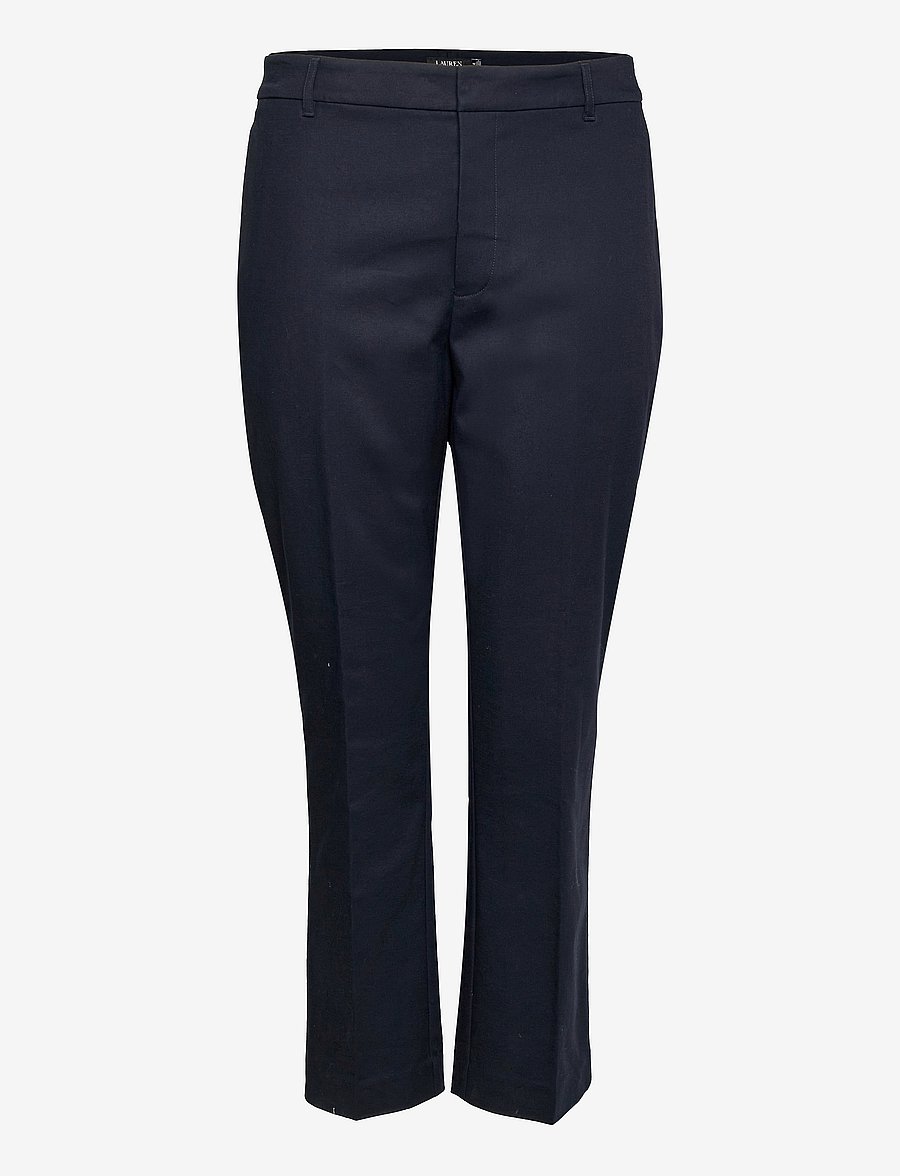 Lauren Women - Double-Faced Stretch Cotton Pant - lauren navy - 1