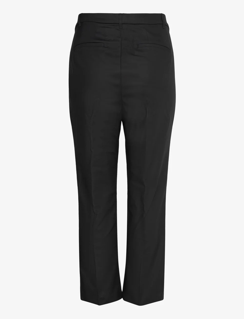 Lauren Women - Double-Faced Stretch Cotton Pant - bukser med lige ben - polo black - 1