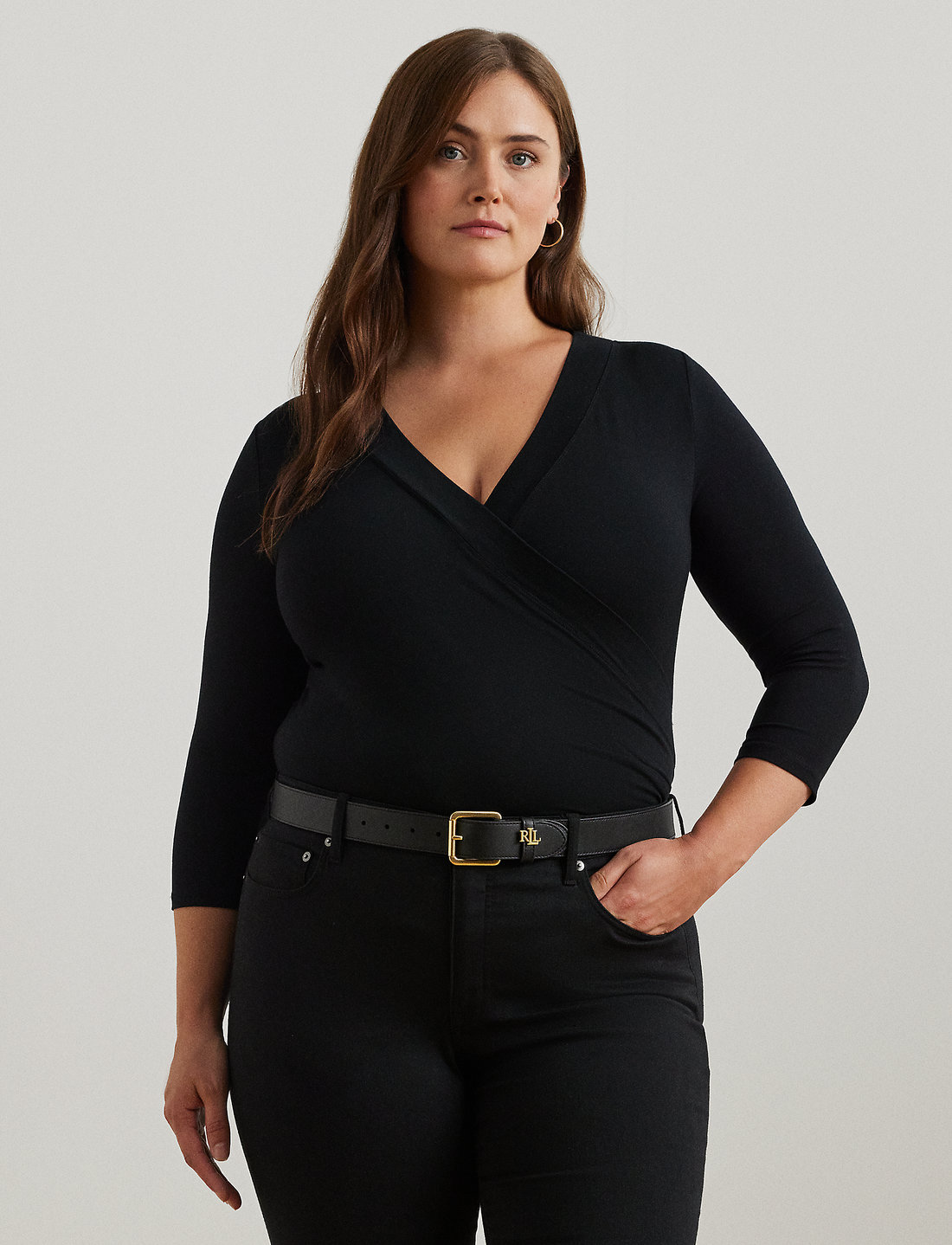 Plus size rayon spandex tops hotsell