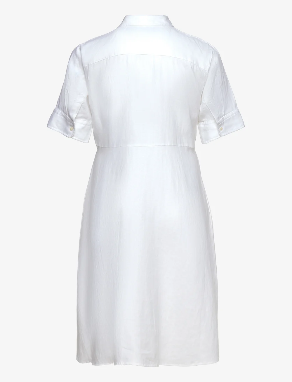 Lauren Women - Tie-Front Linen Shirtdress - shirt dresses - white - 2