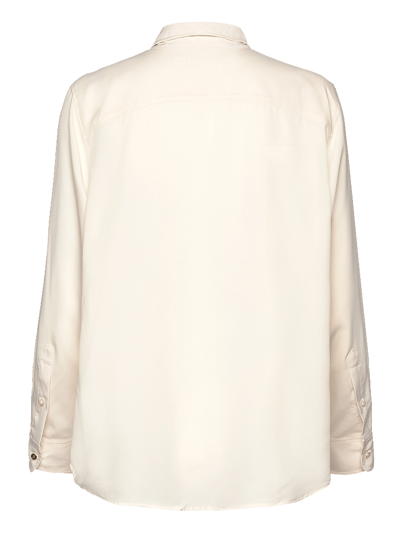Lauren Women - Crepe Shirt - langærmede bluser - mascarpone cream - 1