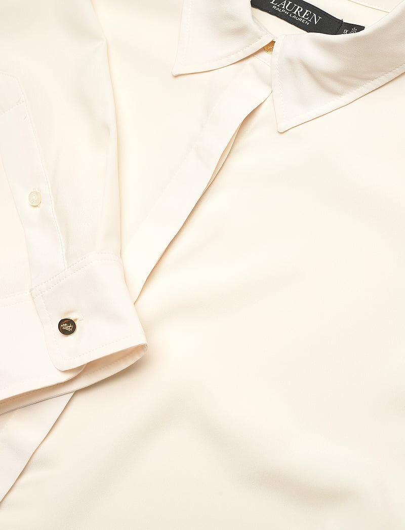 Lauren Women - Crepe Shirt - langærmede bluser - mascarpone cream - 2