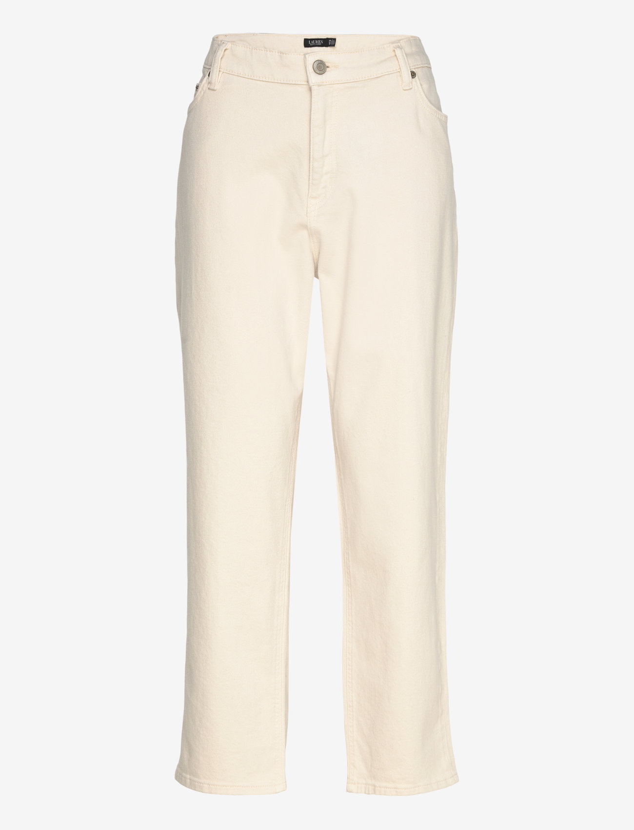 Lauren Women - High-Rise Straight Ankle Jean - straight jeans - cream wash - 0