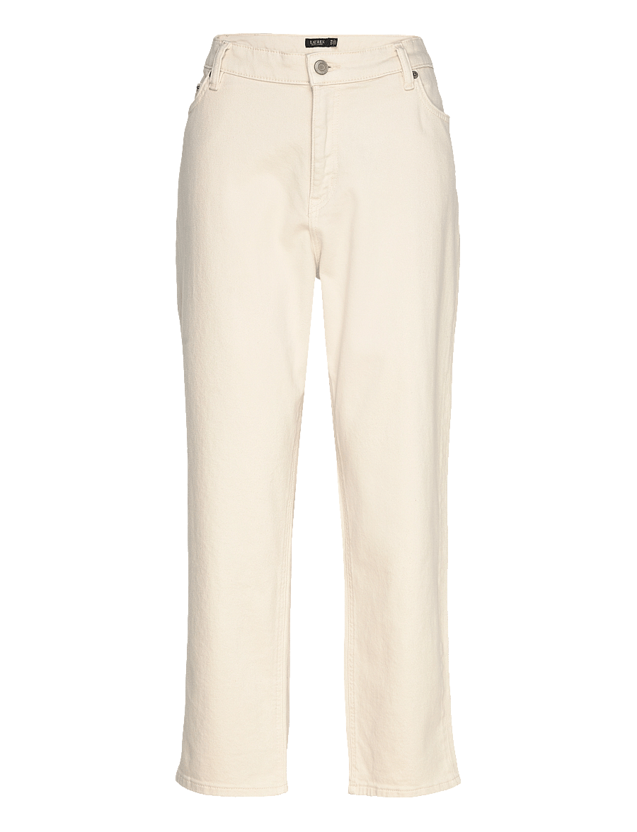 Lauren Women - High-Rise Straight Ankle Jean - cream wash - 0