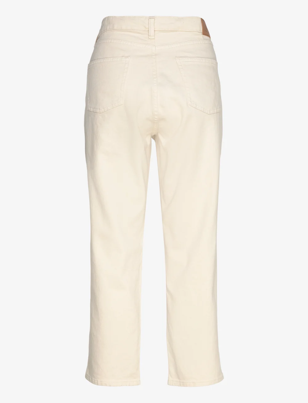 Lauren Women - High-Rise Straight Ankle Jean - suorat farkut - cream wash - 1