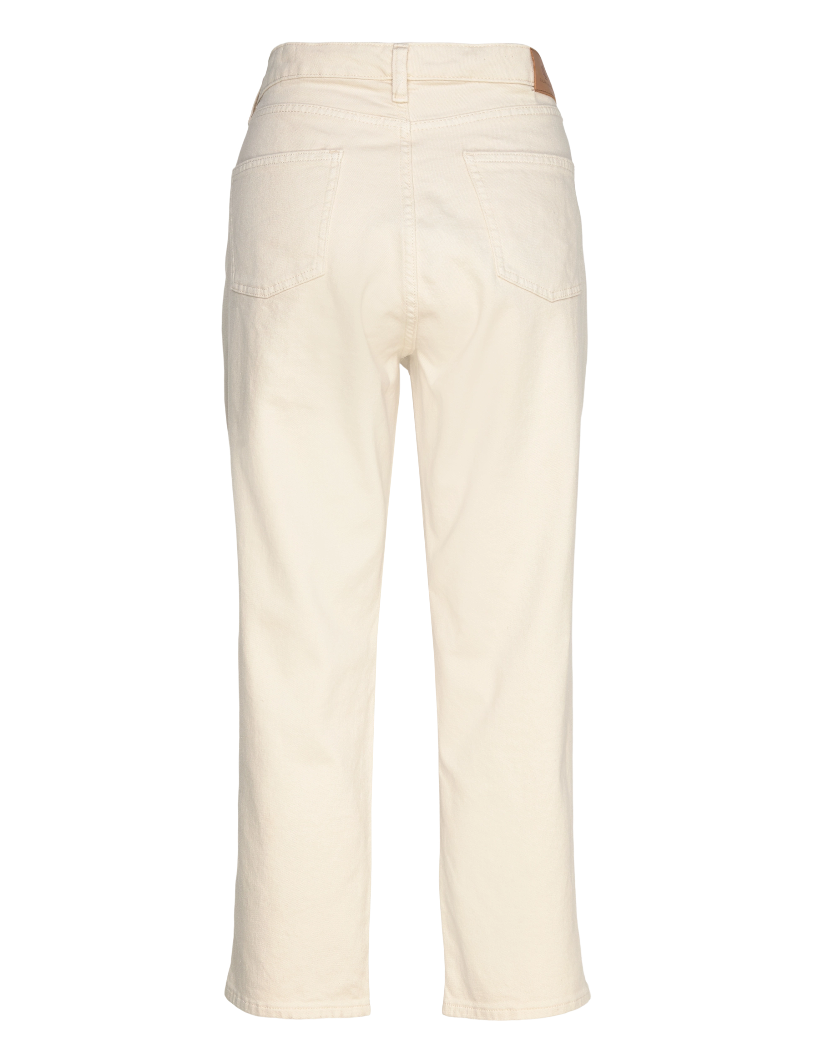 Lauren Women - High-Rise Straight Ankle Jean - cream wash - 1