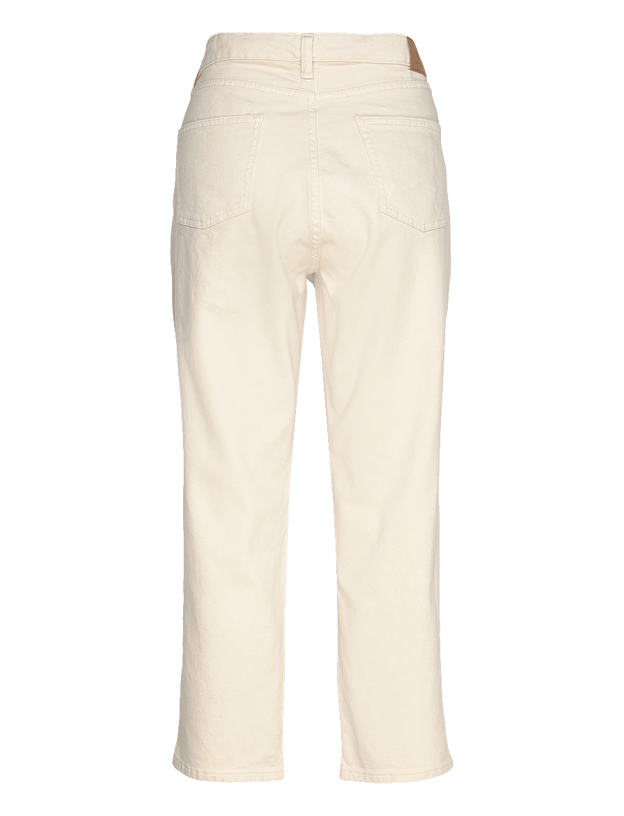 Lauren Women - High-Rise Straight Ankle Jean - cream wash - 1