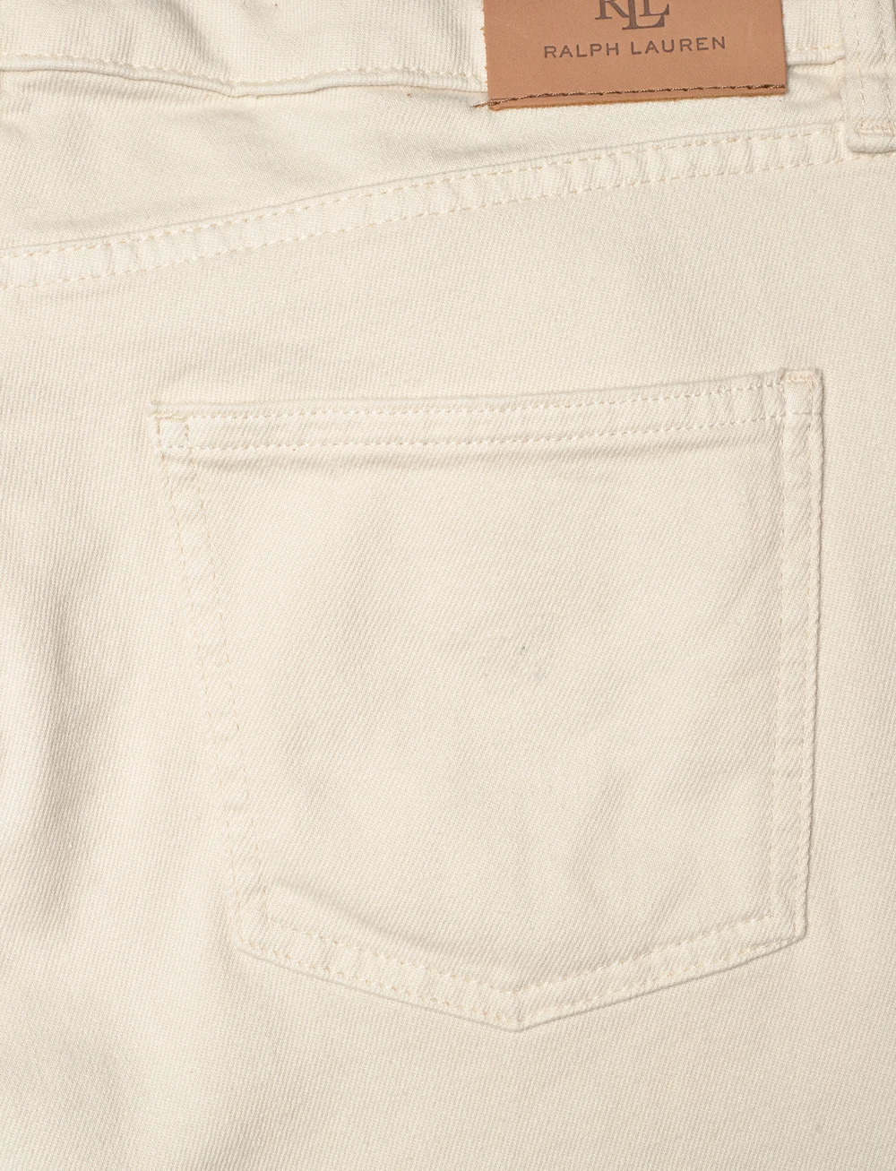 Lauren Women - High-Rise Straight Ankle Jean - suorat farkut - cream wash - 4