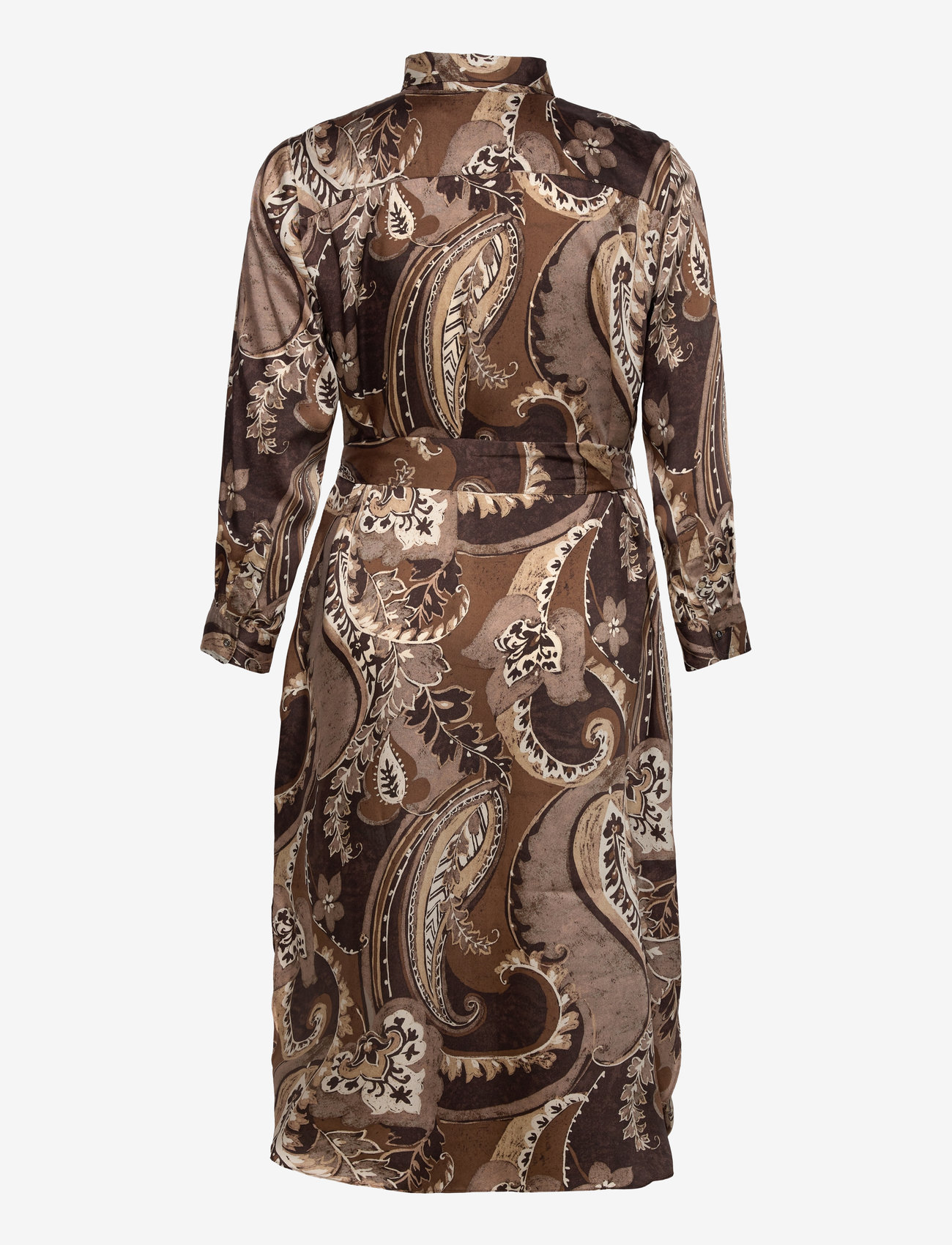 Lauren Women - Paisley Twill Shirtdress - skjortklänningar - brown multi - 1