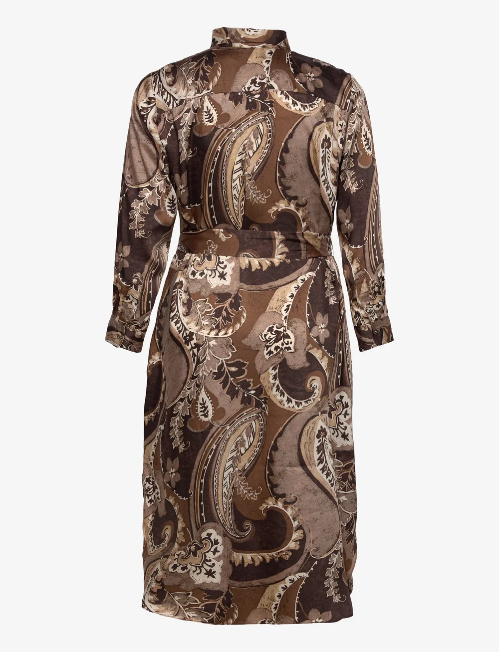 Lauren Women - Paisley Twill Shirtdress - skjortklänningar - brown multi - 1
