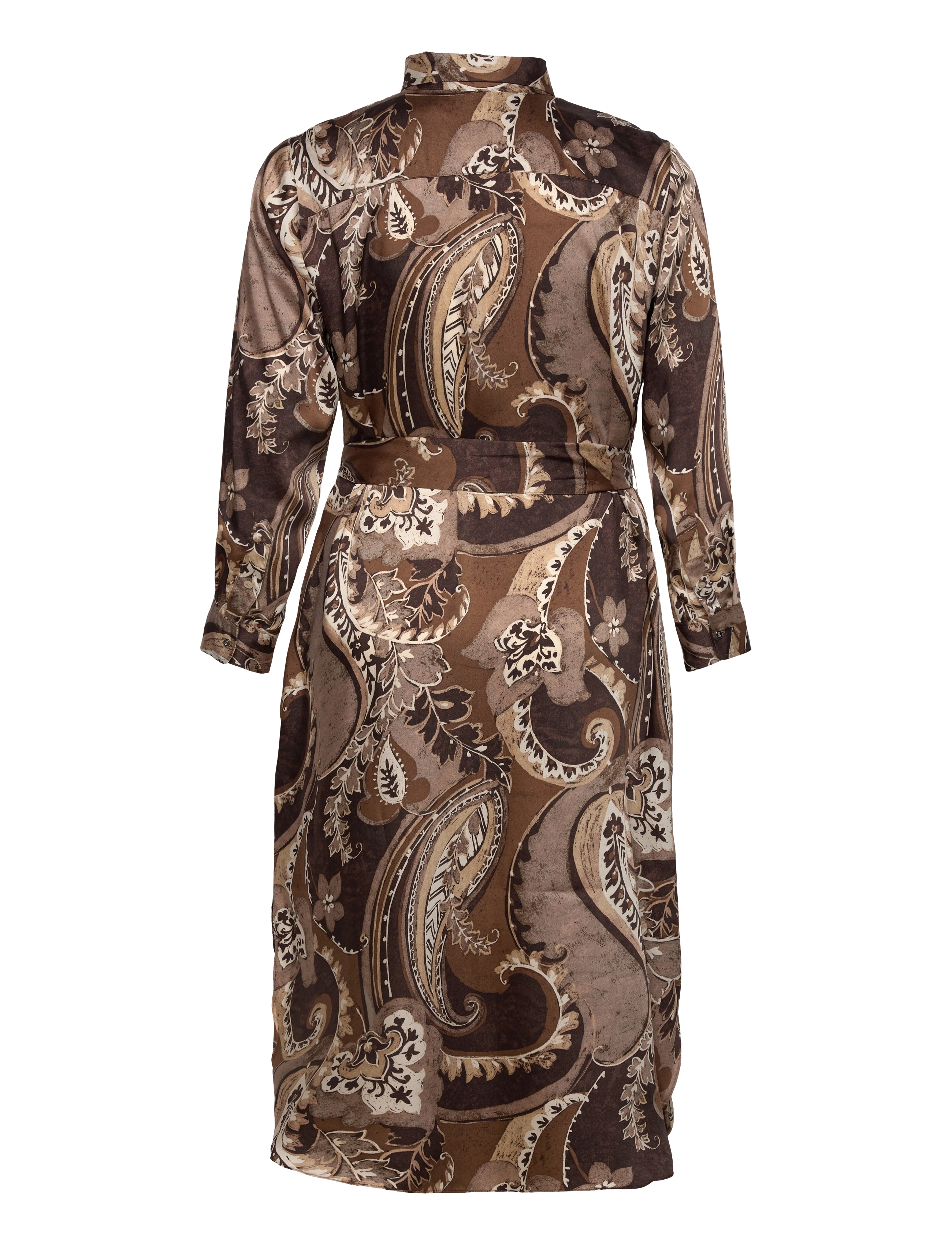 Lauren Women - Paisley Twill Shirtdress - overhemdjurken - brown multi - 1