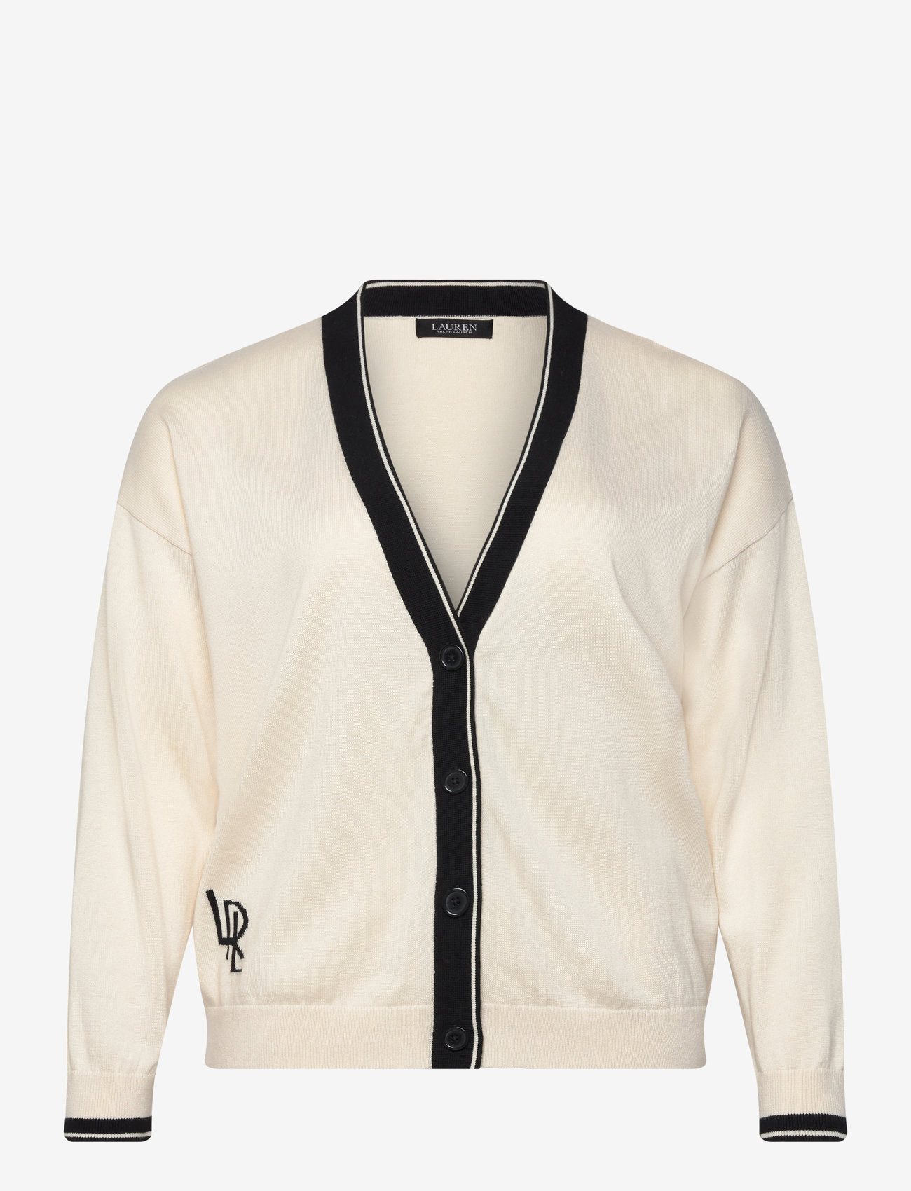 Lauren Women Two-tone Cotton-blend Cardigan (LWN202963660