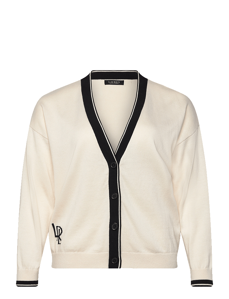 Lauren Women Two-tone Cotton-blend Cardigan (LWN202963660