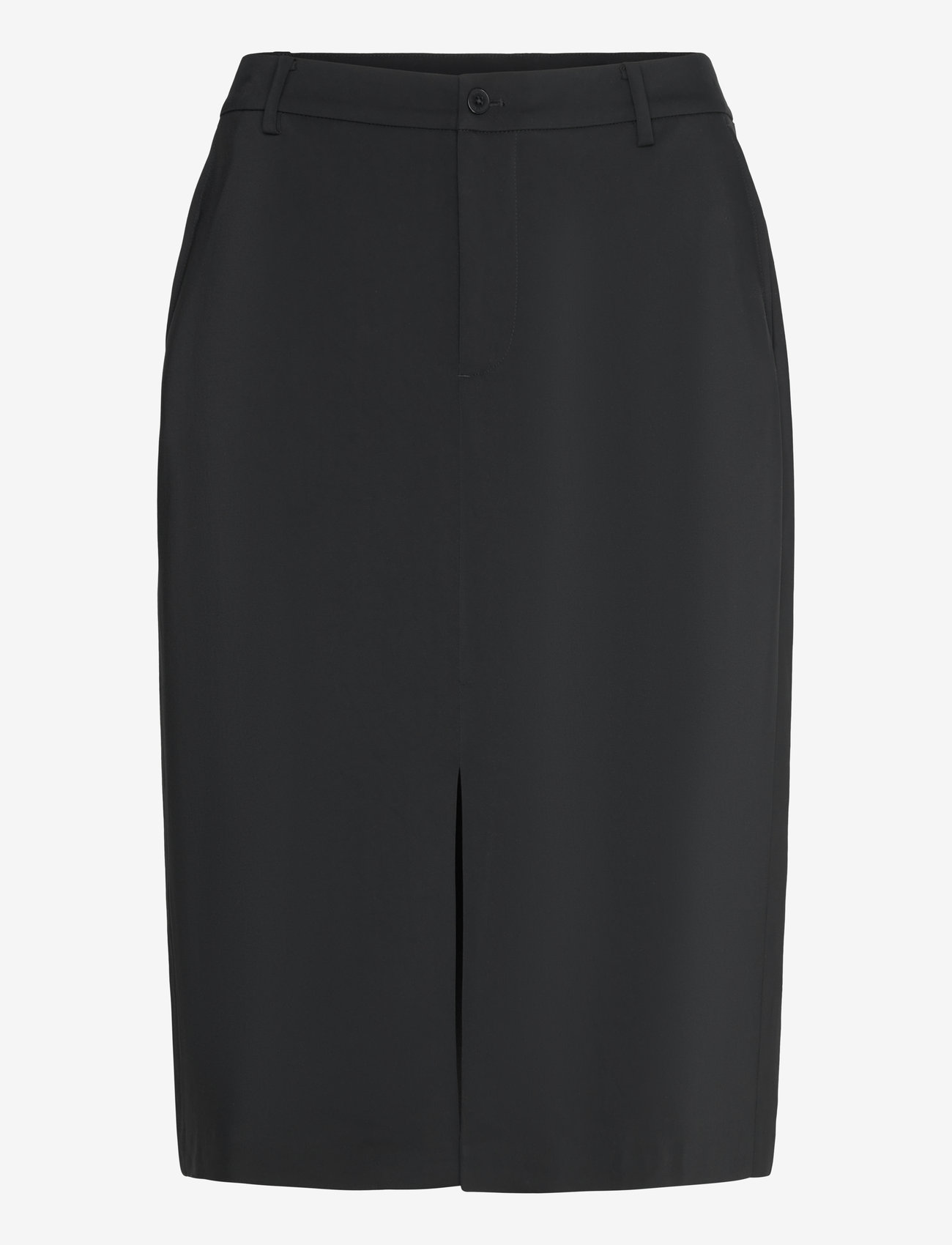 Lauren Women - Stretch Cady Pencil Skirt - pencil skirts - black - 0