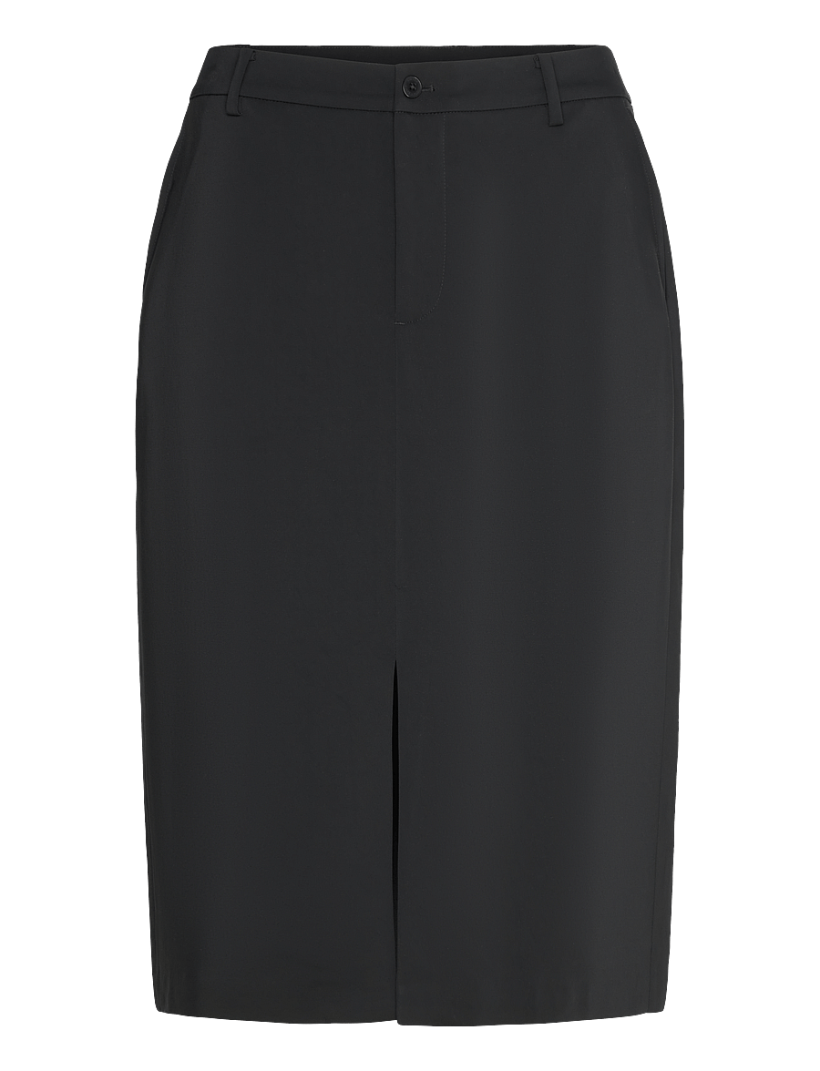 Lauren Women - Stretch Cady Pencil Skirt - black - 0