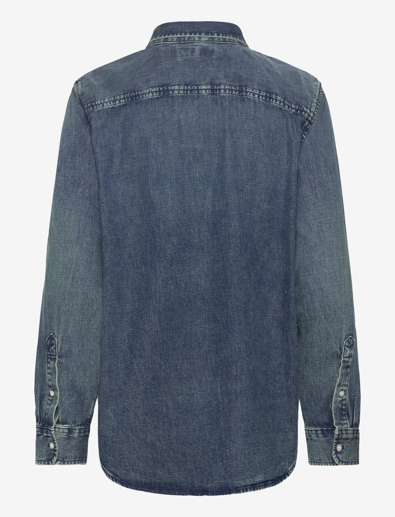 Lauren Women - Classic Fit Denim Shirt - denimskjorter - haze wash - 1