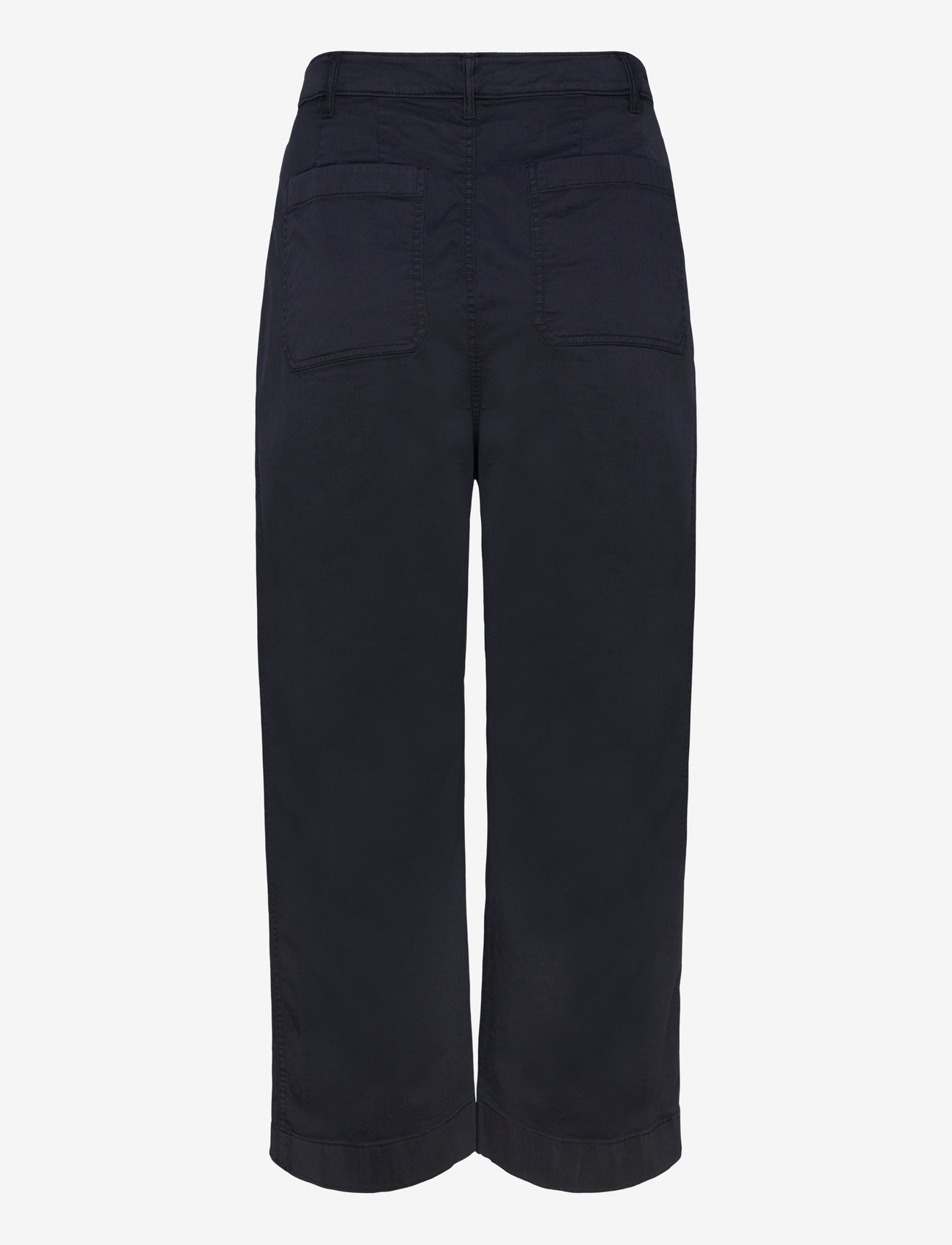 Lauren Women - Stretch Chino Wide-Leg Cropped Pant - chinos - lauren navy - 1
