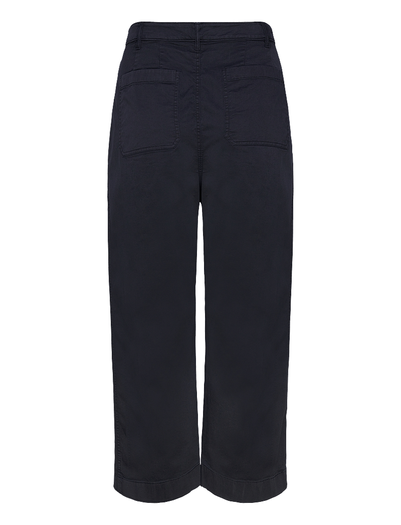 Lauren Women - Stretch Chino Wide-Leg Cropped Pant - chinos - lauren navy - 1