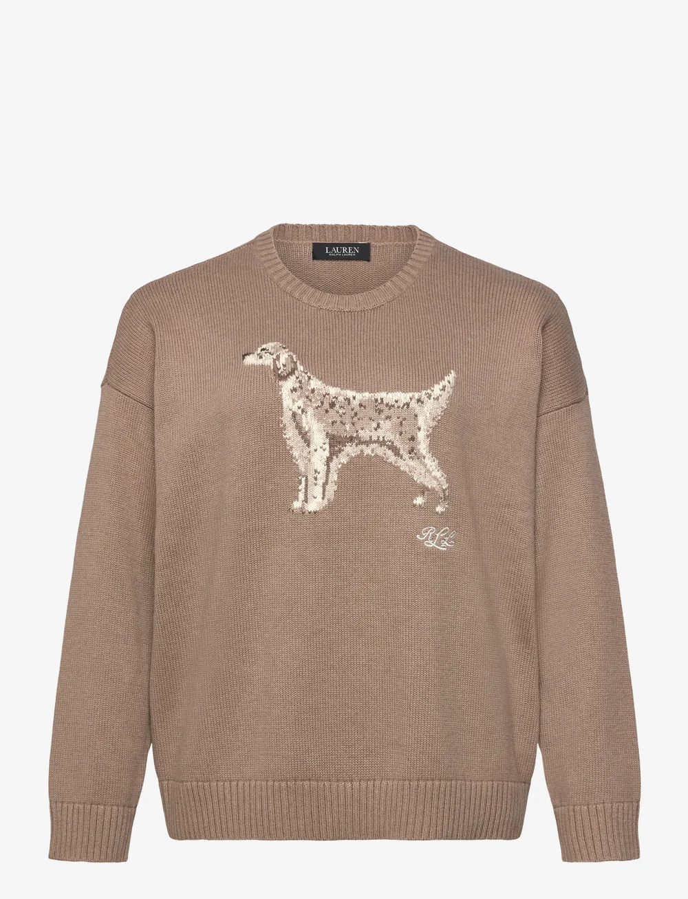 Lauren Women - Intarsia-Knit English Setter Sweater - tröjor - adirondack heathe - 0