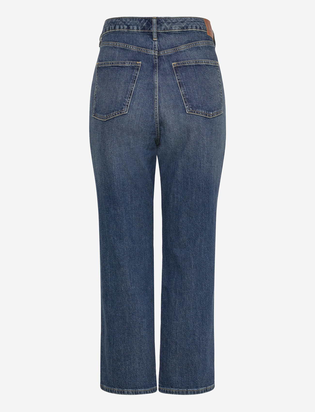 Lauren Women - High-Rise Straight Ankle Jean - straight jeans - atecco wash - 1