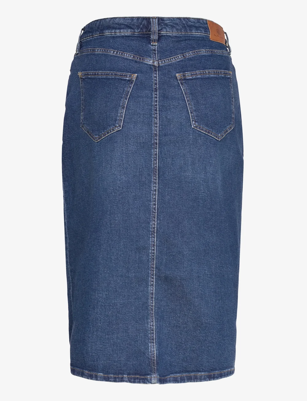 Lauren Women - Denim Midi Skirt - midi-röcke - atecco wash - 1