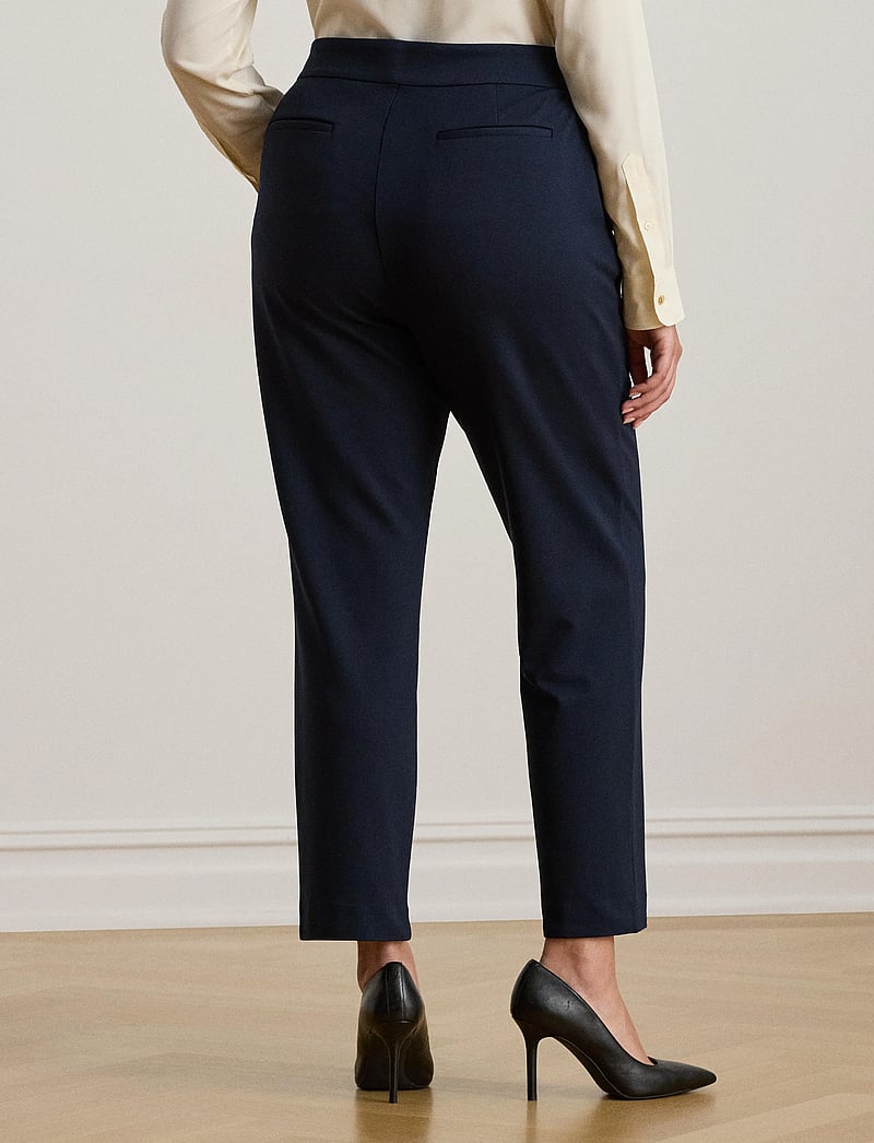 Lauren Women - Ponte Ankle Pant - habitbukser - lauren navy - 3