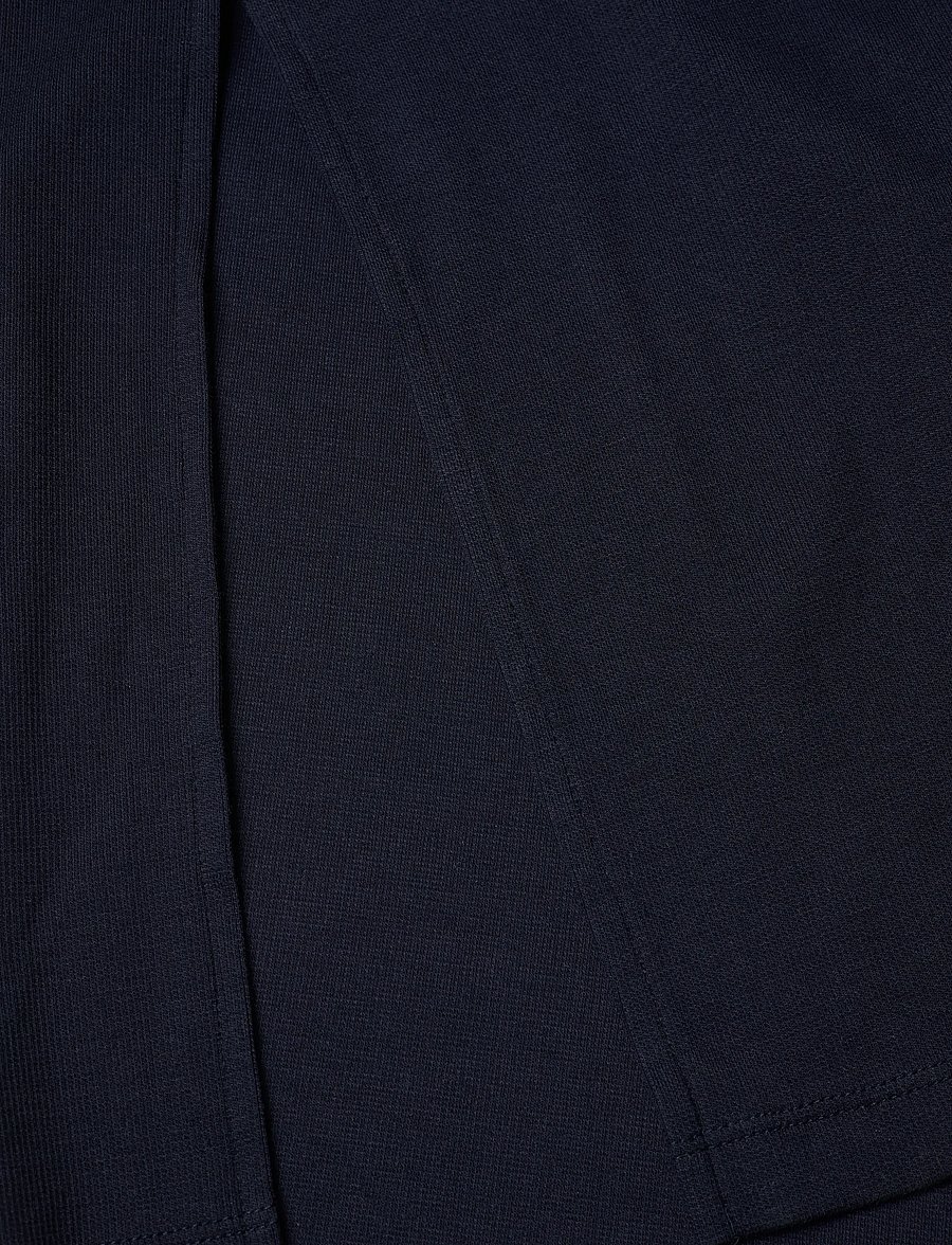 Lauren Women - Tie-Front Turtleneck Dress - robes midi - lighthouse navy - 3