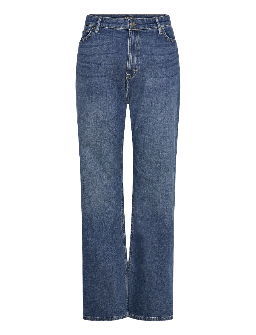 Lauren Women - High-Rise Straight Wide-Leg Jean - raka jeans - maxen wash - 1