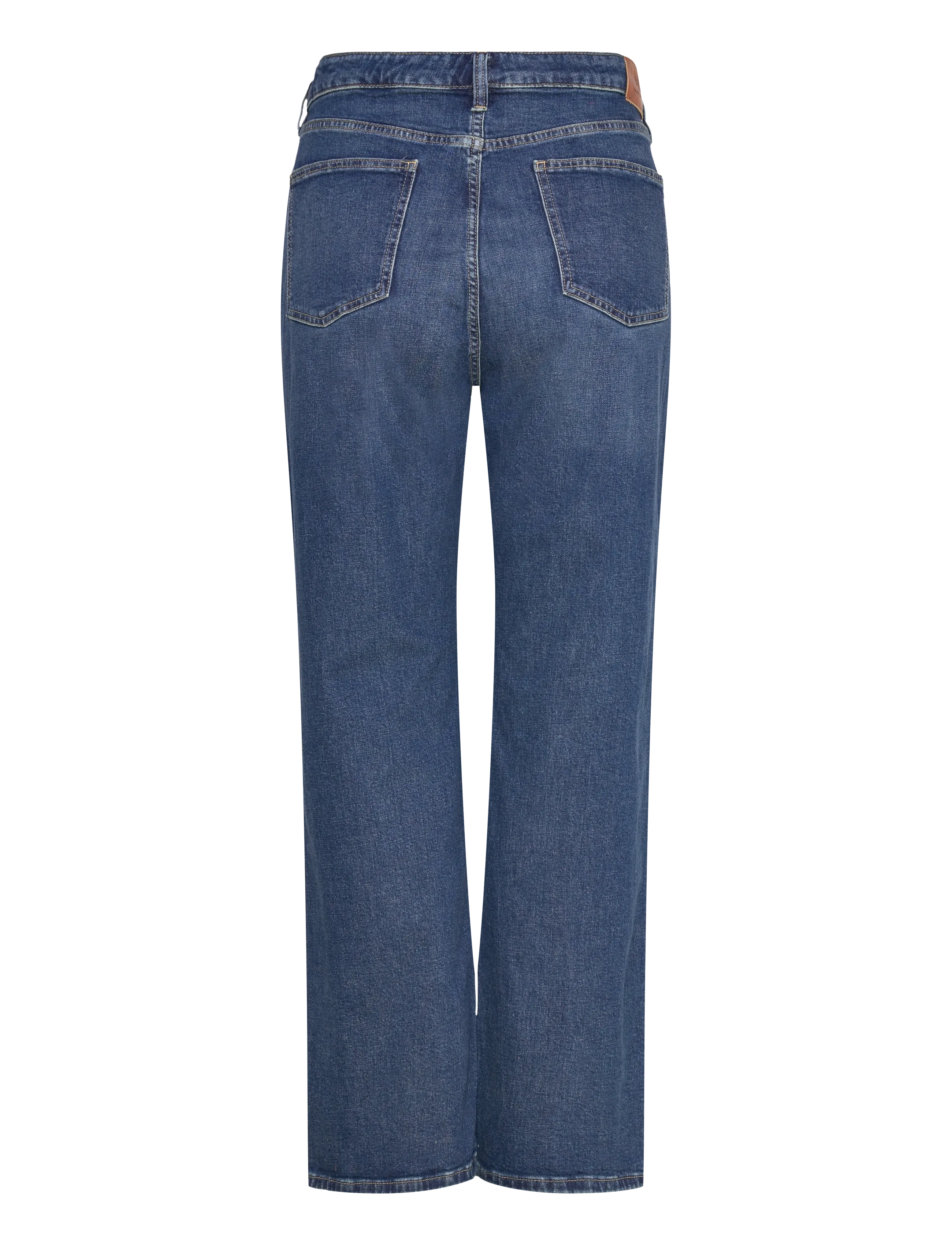 Lauren Women - High-Rise Straight Wide-Leg Jean - gerade jeans - maxen wash - 2