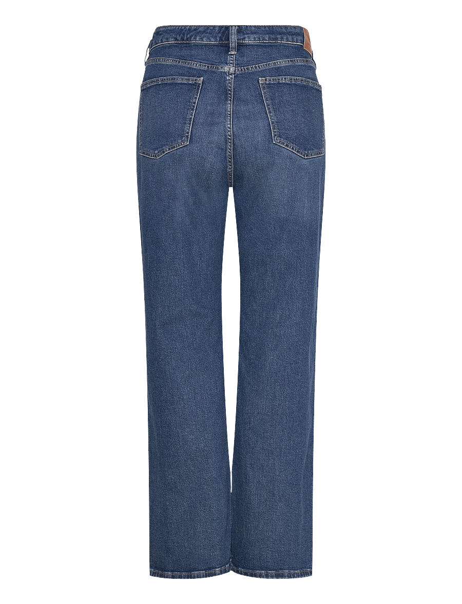 Lauren Women - High-Rise Straight Wide-Leg Jean - raka jeans - maxen wash - 2