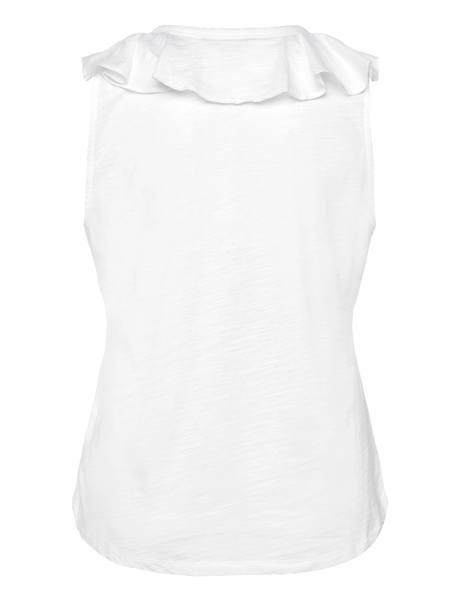 Lauren Women - FRESH CTN SLUB JRSY-KNT-PULLOVER - tanktops - white - 2
