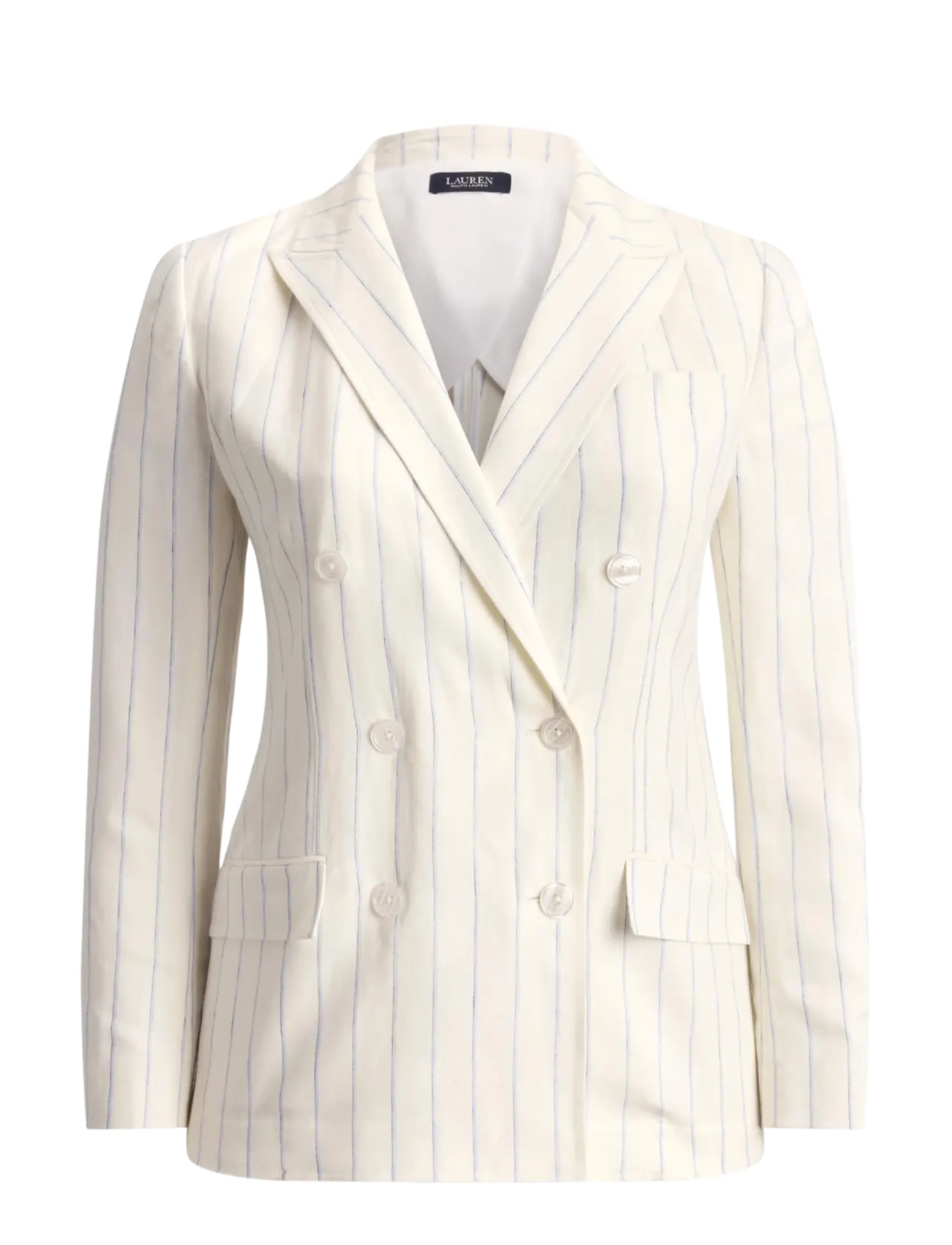 LAUREN Damen Y/D Linen-Wvn-Blazer/Sport Mantel Weiß - 46 - Damen