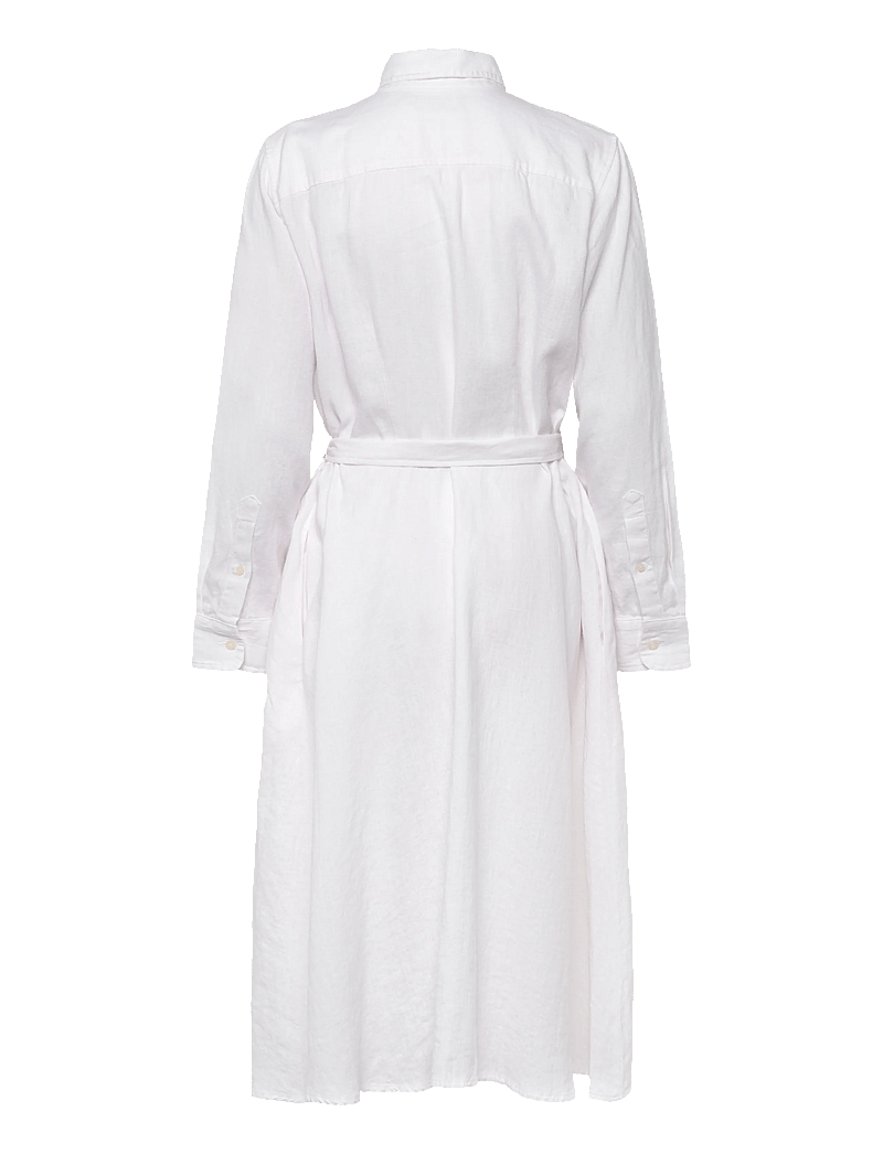 Lauren Women - CLASSIC LINEN-WVN-DRESSES - sommerkleider - white - 1