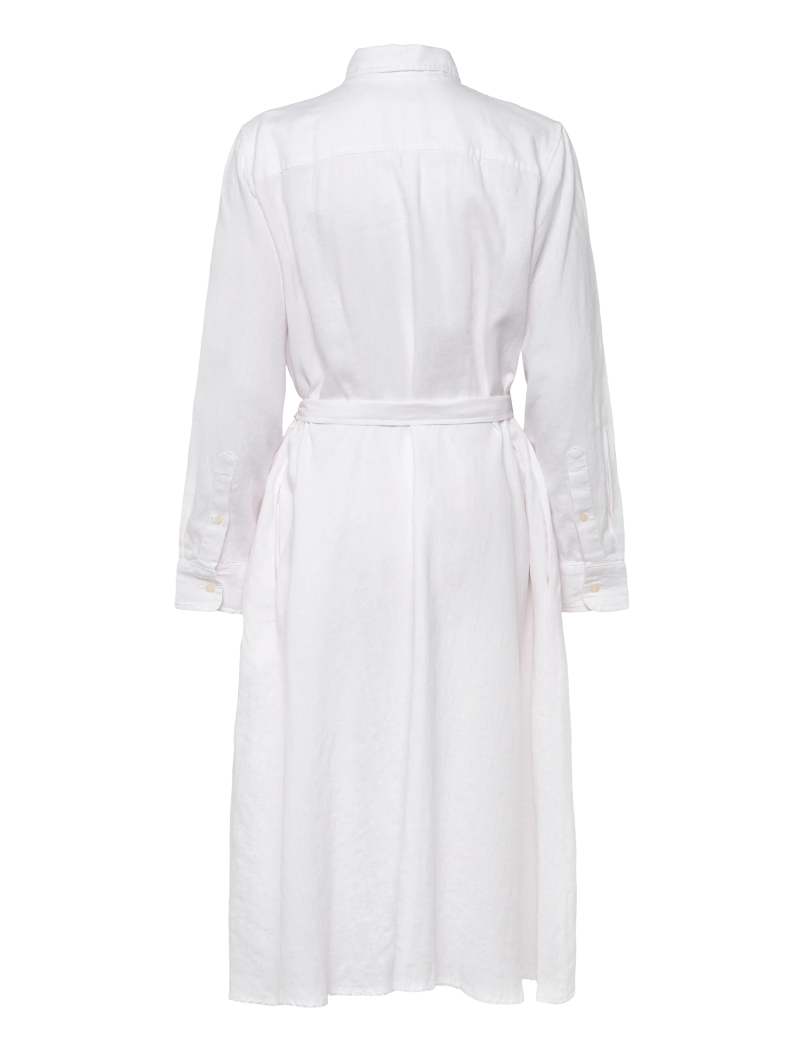 Lauren Women - CLASSIC LINEN-WVN-DRESSES - sommerkleider - white - 2