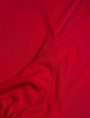 Lauren Women - Ruched Stretch Jersey Surplice Dress - vakarėlių drabužiai išparduotuvių kainomis - martin red - 2