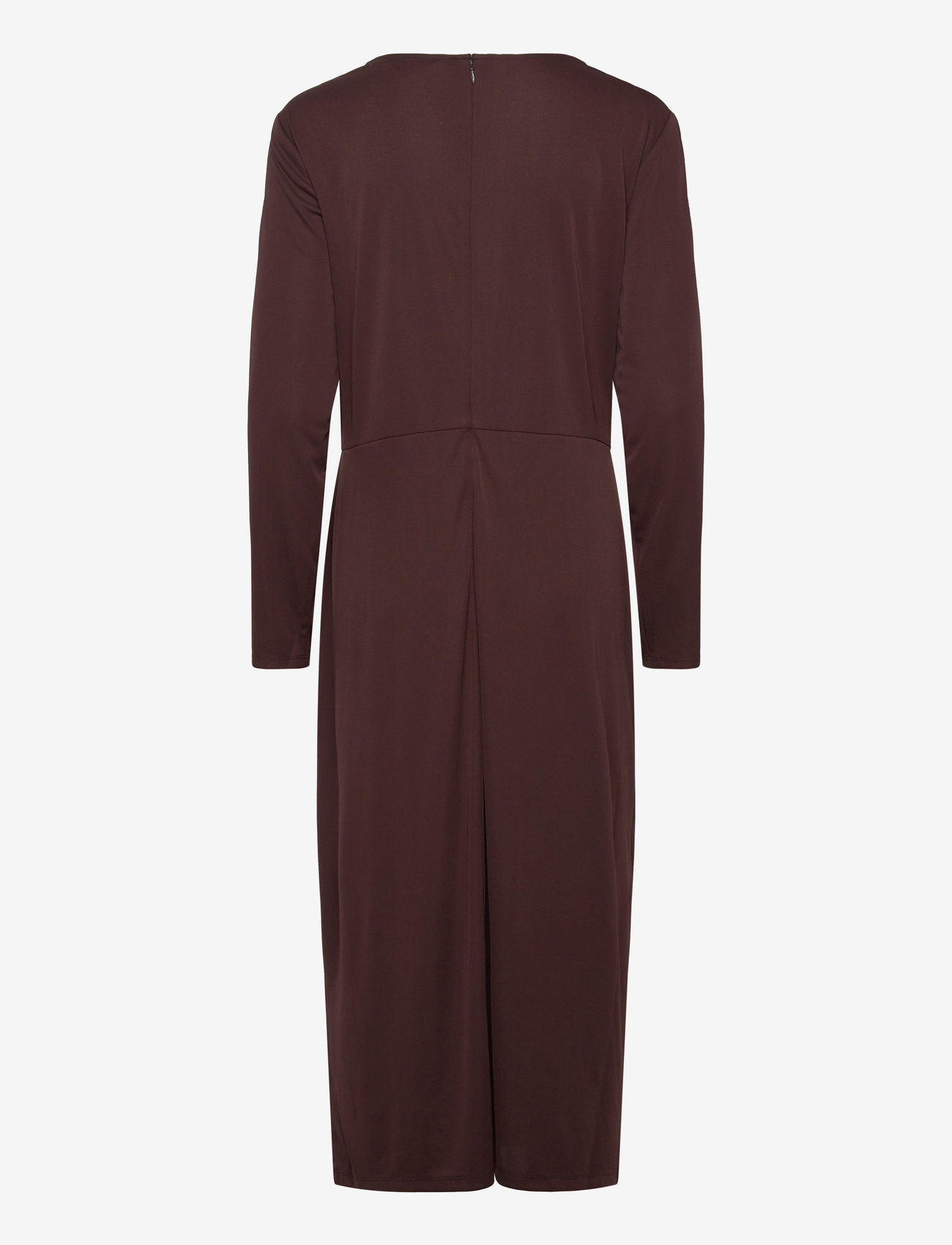 Lauren Women - Buckle-Trim Stretch Jersey Dress - cocktail dresses - circuit brown - 1