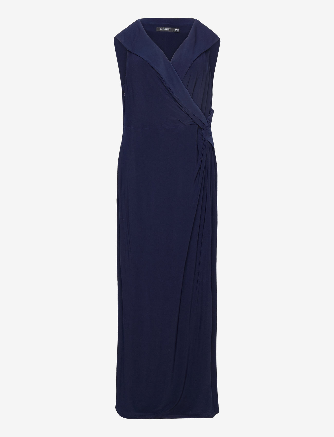 Lauren Women - Jersey Off-the-Shoulder Gown - evening dresses - lighthouse navy - 0