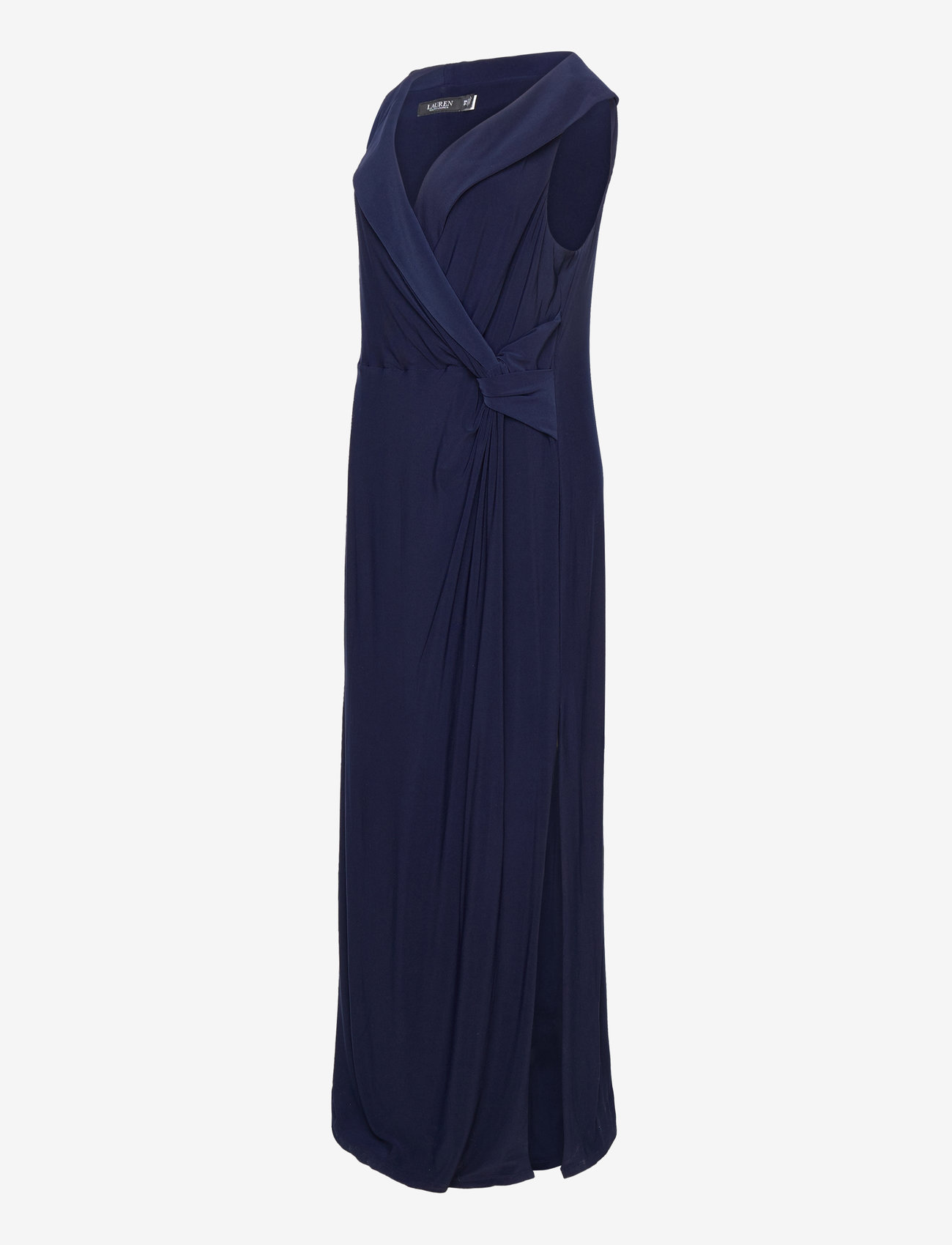 Lauren Women - Jersey Off-the-Shoulder Gown - evening dresses - lighthouse navy - 2
