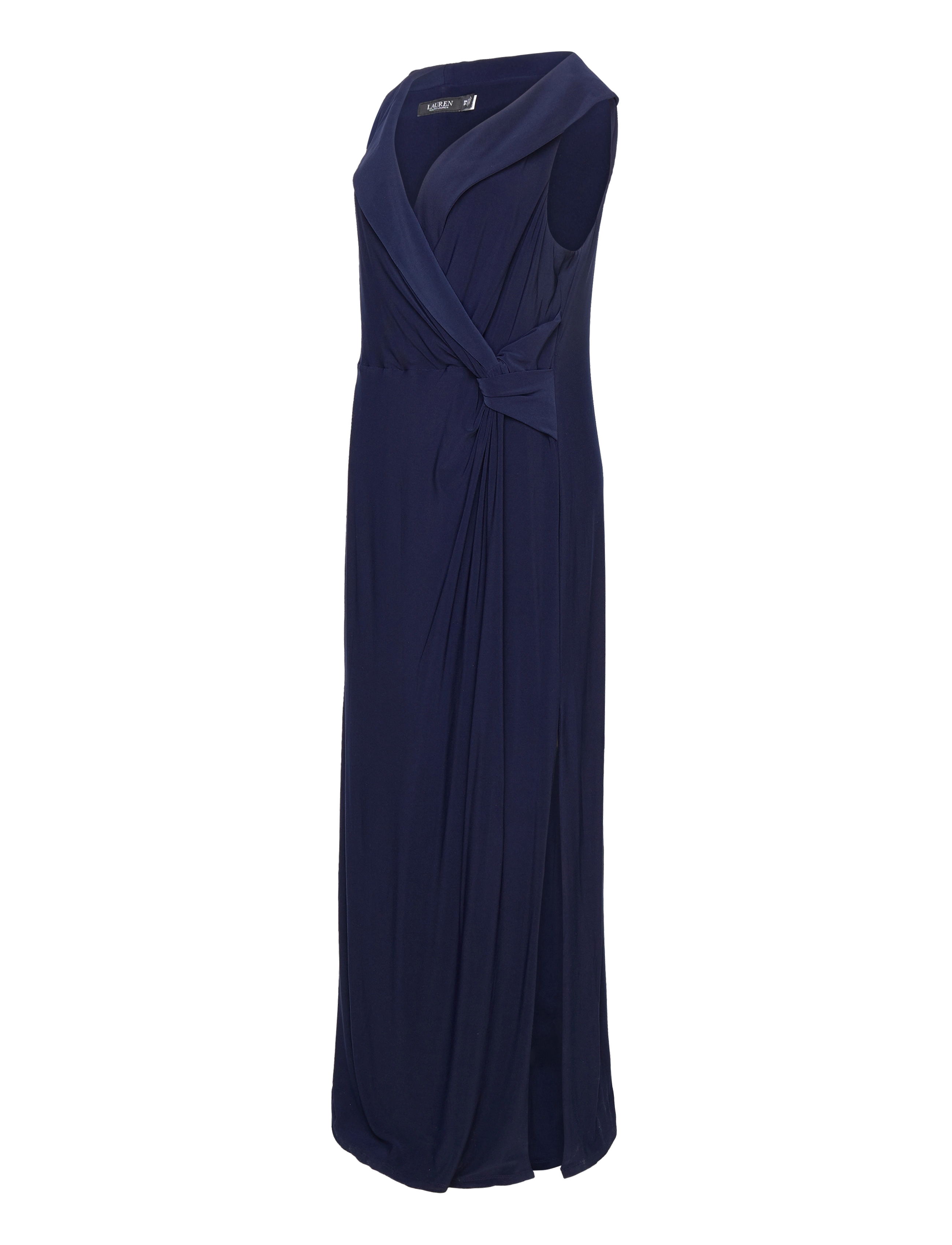 Lauren Women - Jersey Off-the-Shoulder Gown - abendkleider - lighthouse navy - 2