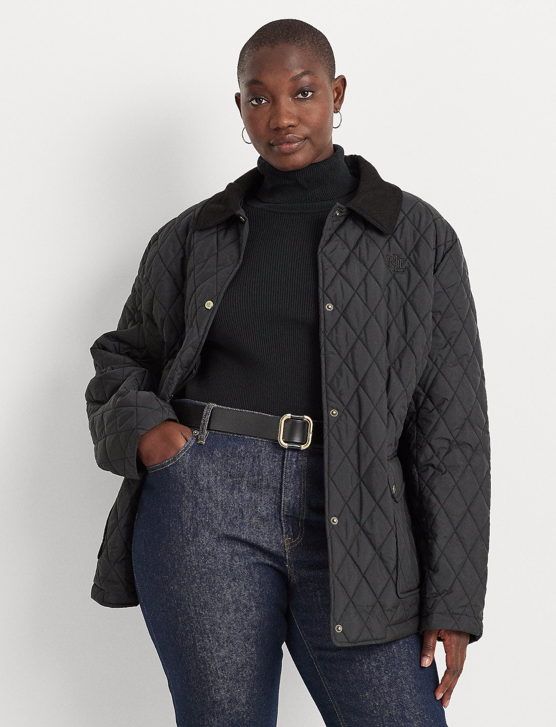 Ladies quilted 2025 barn jacket