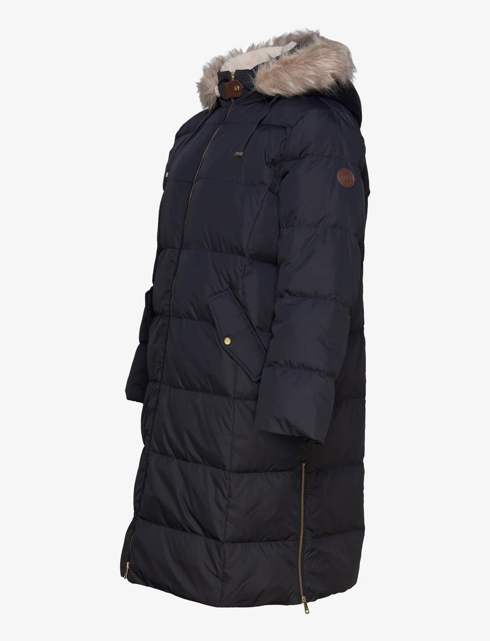 Lauren ralph lauren quilted 2025 down faux fur parka