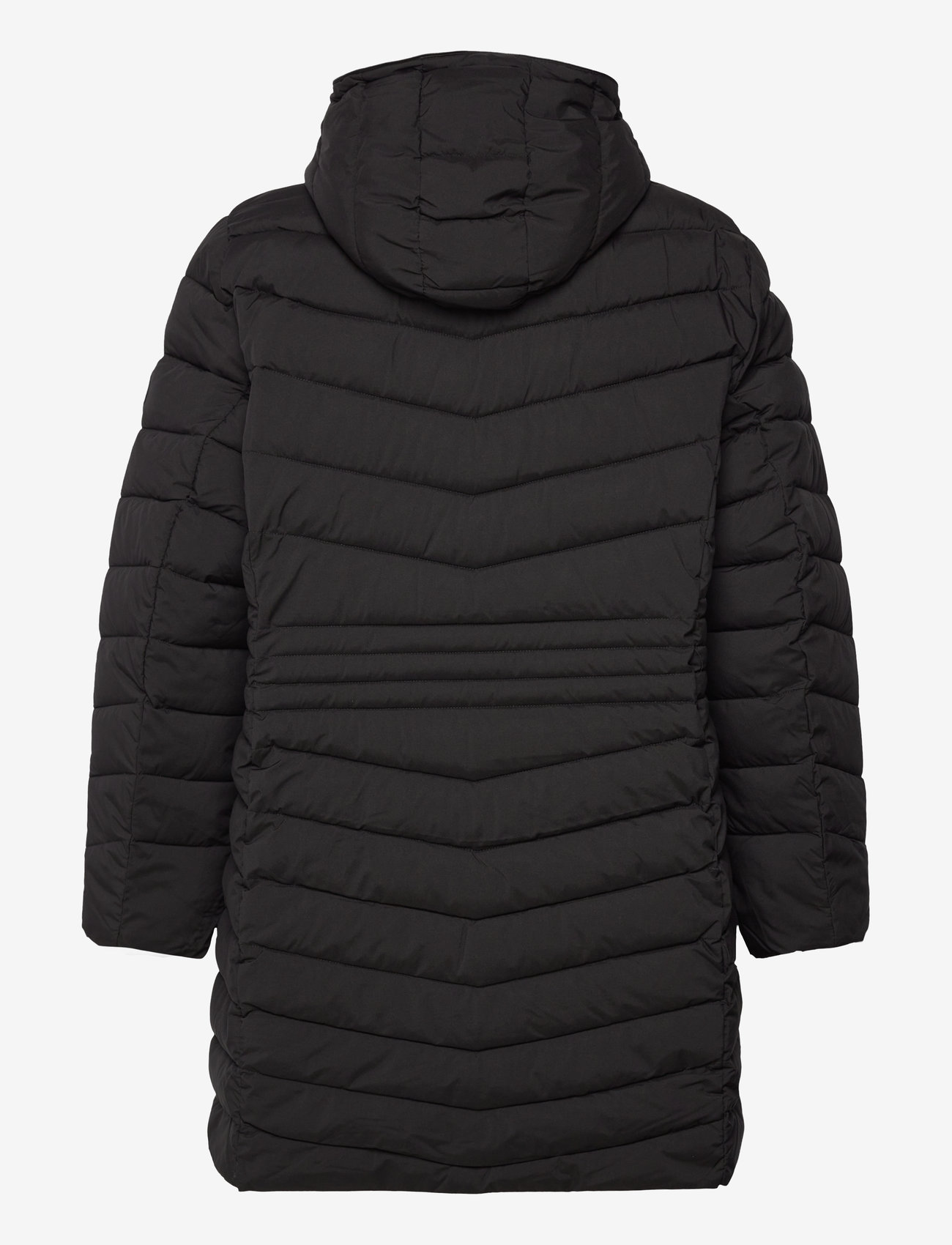 Lauren Women - Chevron-Quilted Hooded Jacket - sulejoped ja voodriga joped - black - 1