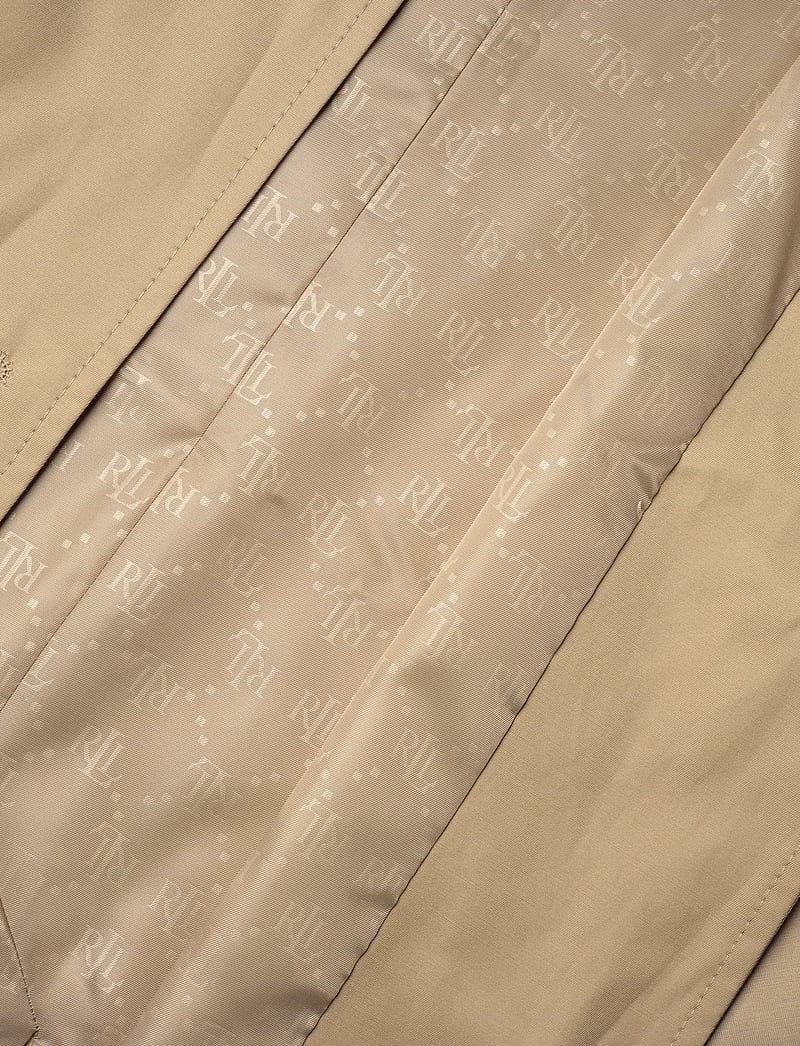 Lauren Women - Hooded Cotton-Blend Balmacaan Coat - trenchcoats - birch tan - 5