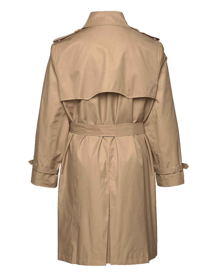 Lauren Women - Double-Breasted Cotton-Blend Trench Coat - vihmamantlid - birch tan - 2